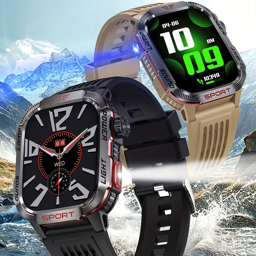 Glavix™ Men’s Military Outdoor Smartwatch – Android & iOS