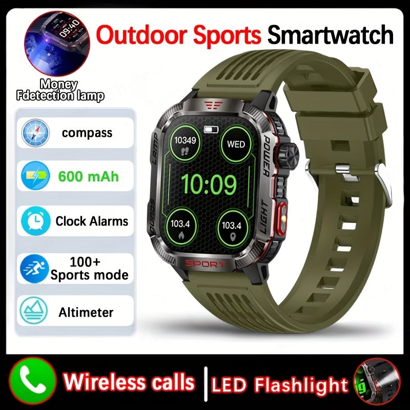 Glavix™ Men’s Military Outdoor Smartwatch – Android & iOS