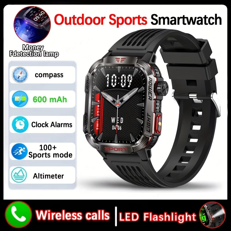 Glavix™ Men’s Military Outdoor Smartwatch – Android & iOS