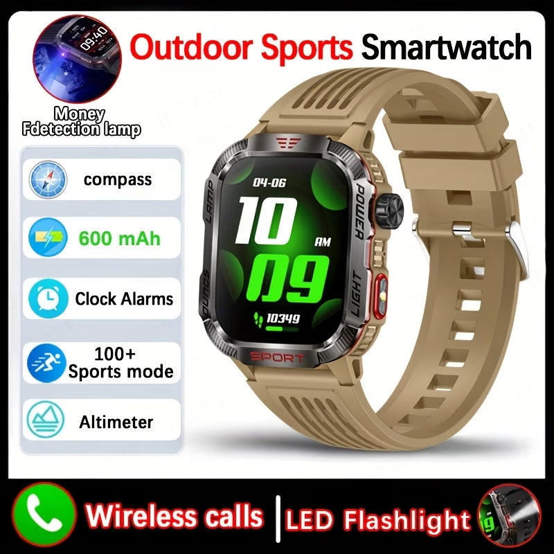 Glavix™ Men’s Military Outdoor Smartwatch – Android & iOS