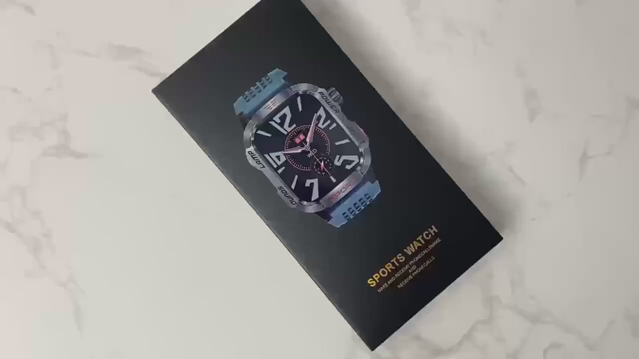 Glavix™ Men’s Military Outdoor Smartwatch – Android & iOS